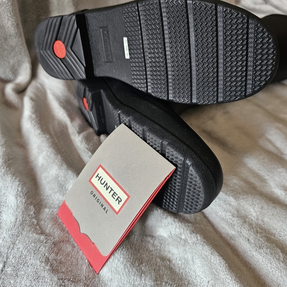 Hunter Womens Refined Slim Fit Rubber Mid-Calf Rain Boots Size 7 Muck Boots - Picture 10 of 14